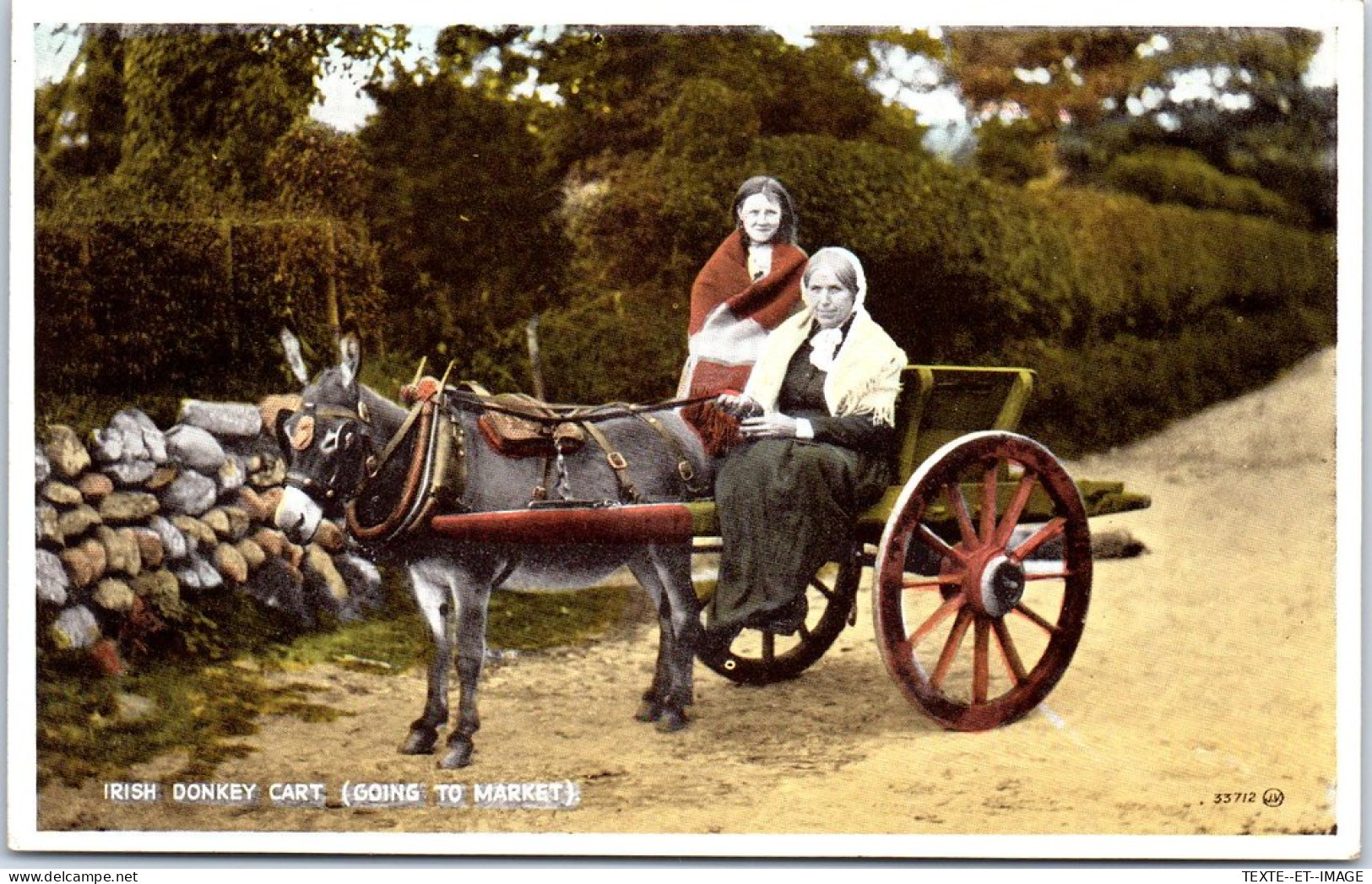 IRLANDE - Irish Donkey Cart Going To Market  - Andere & Zonder Classificatie