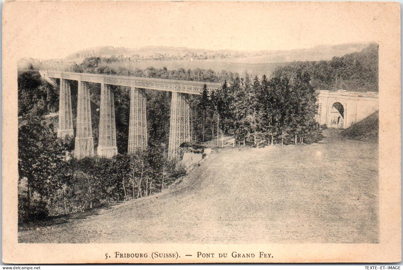 SUISSE - FRIBOURG - Pont Du Grand Fey  - Andere & Zonder Classificatie