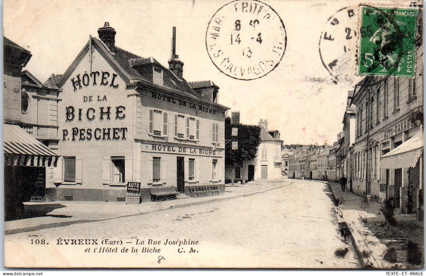 27 EVREUX - Rue Josephine, Hotel De La Biche  - Evreux