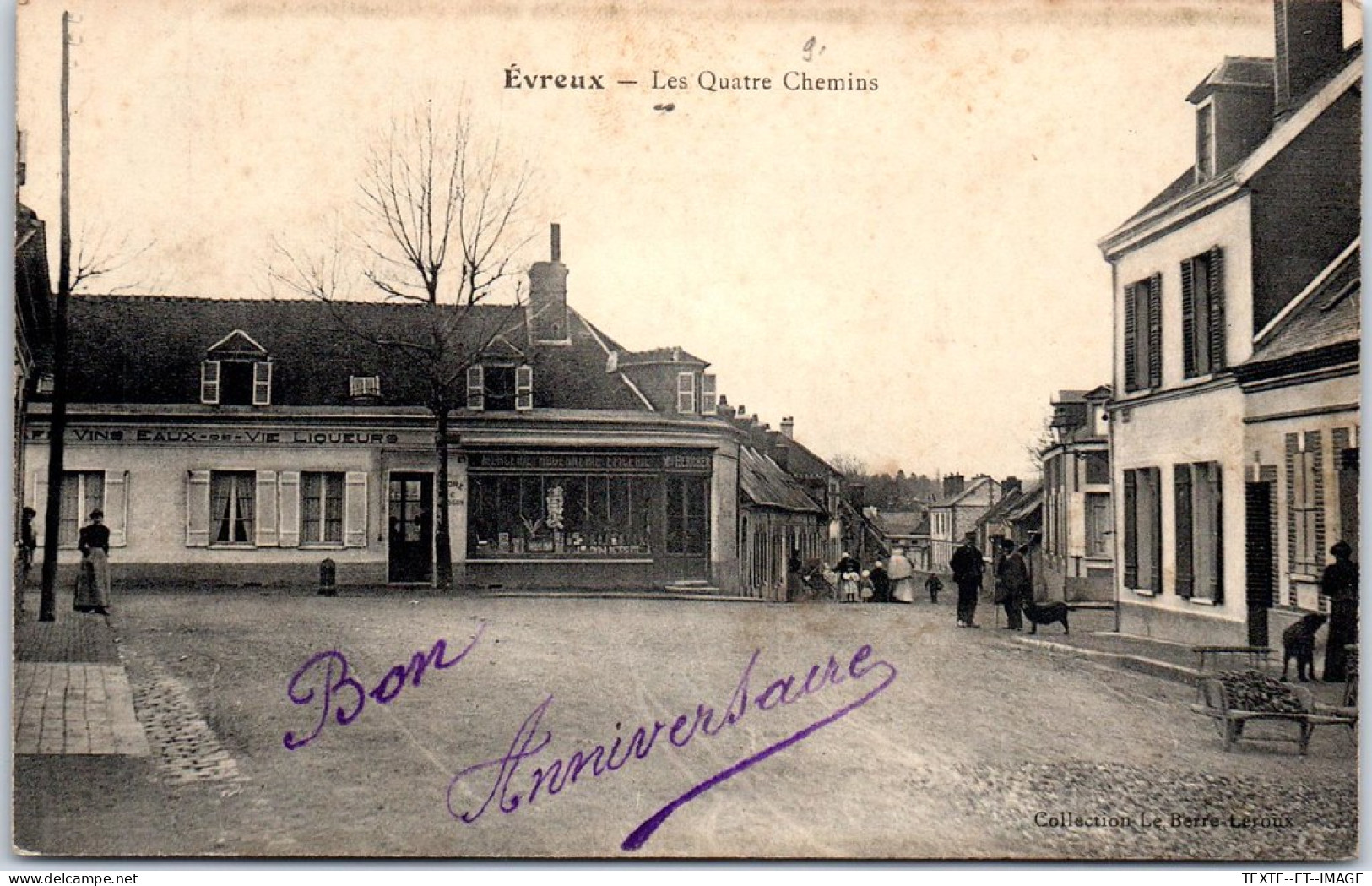 27 EVREUX - Les Quatre Chemins.  - Evreux