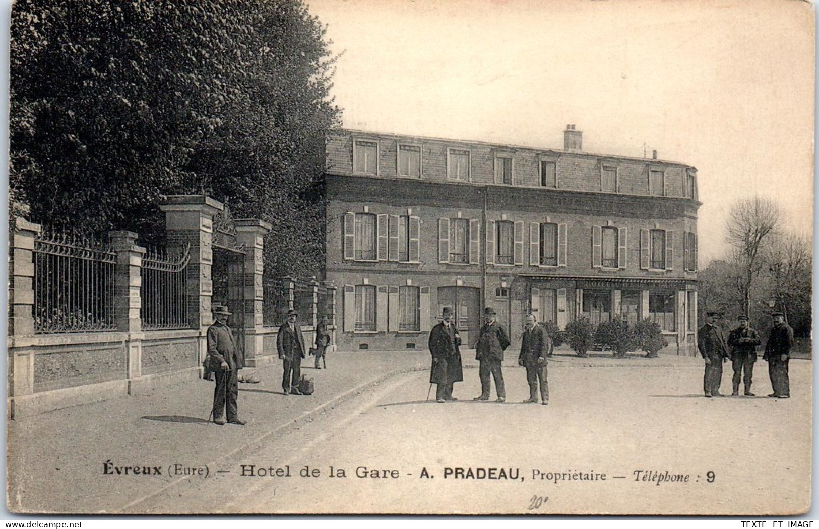 27 EVREUX - Hotel De La Gare, PRADEAU Proprietaire - Evreux
