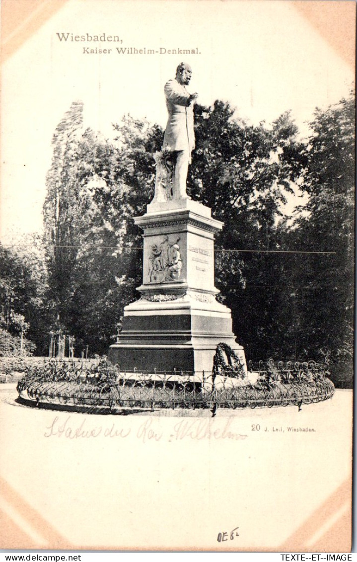 Allemagne - HESSE - WIESBADEN - Kaiser Wilhelm Denkmal  - Andere & Zonder Classificatie