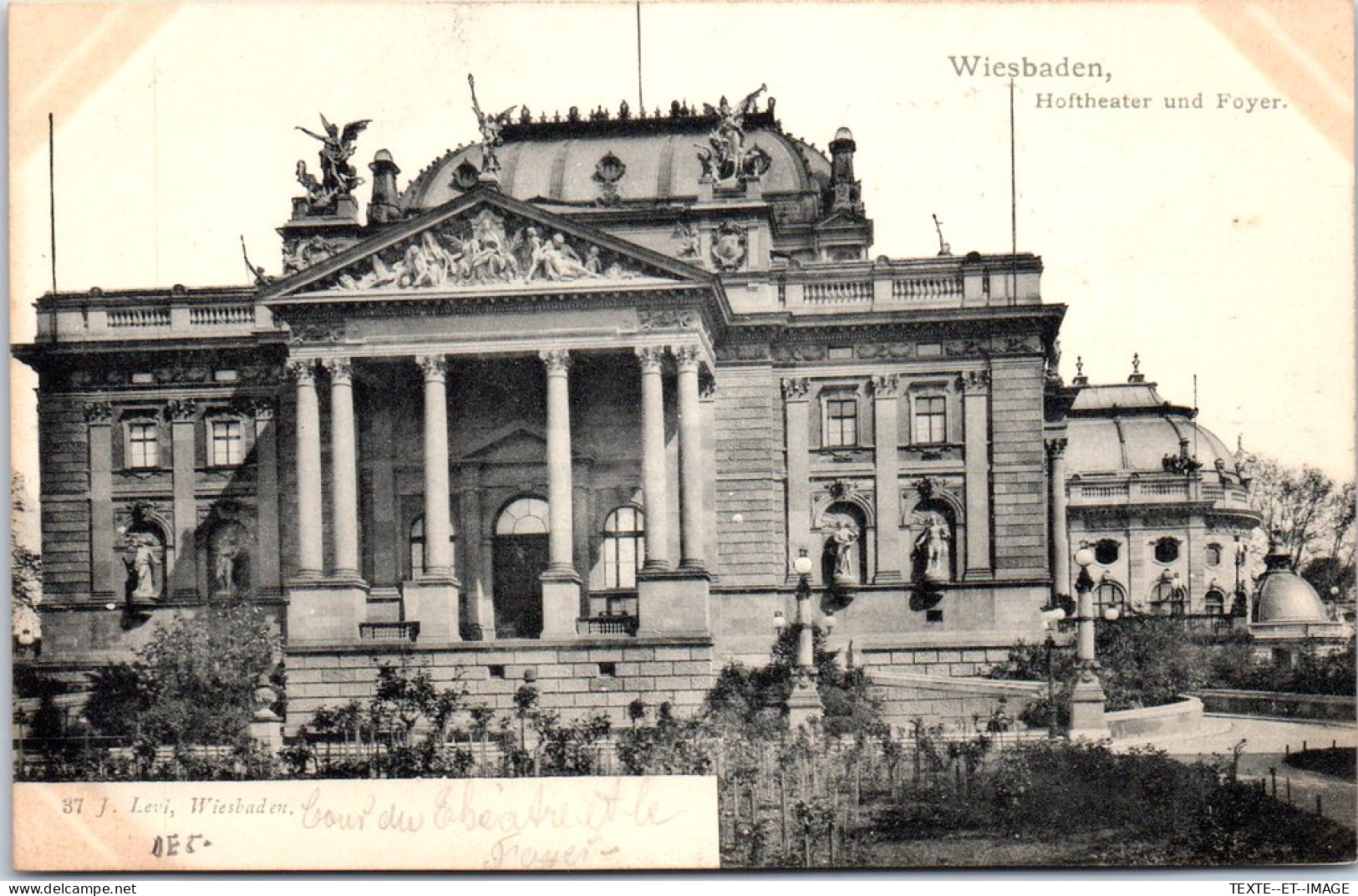 Allemagne - HESSE - WIESBADEN - Hoftheater Und Foyer  - Sonstige & Ohne Zuordnung
