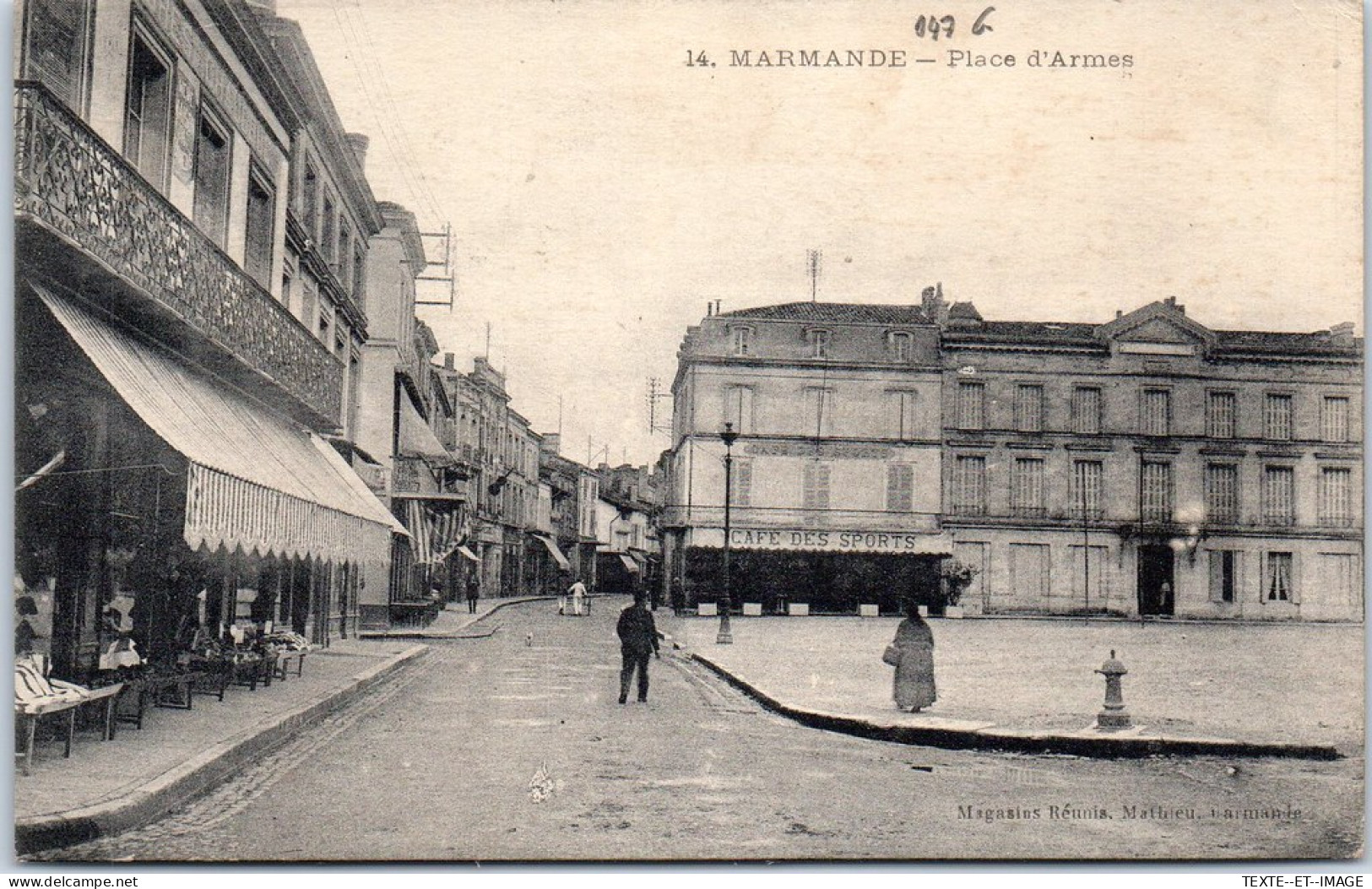 47 MARMANDE - La Place D'armes. - Marmande