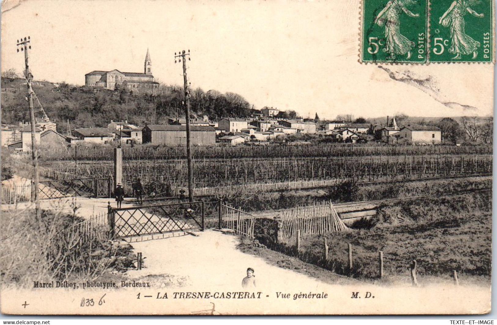 33 LA TRESNE CASTERAT - Vue Generale Sur La Localite - Other & Unclassified
