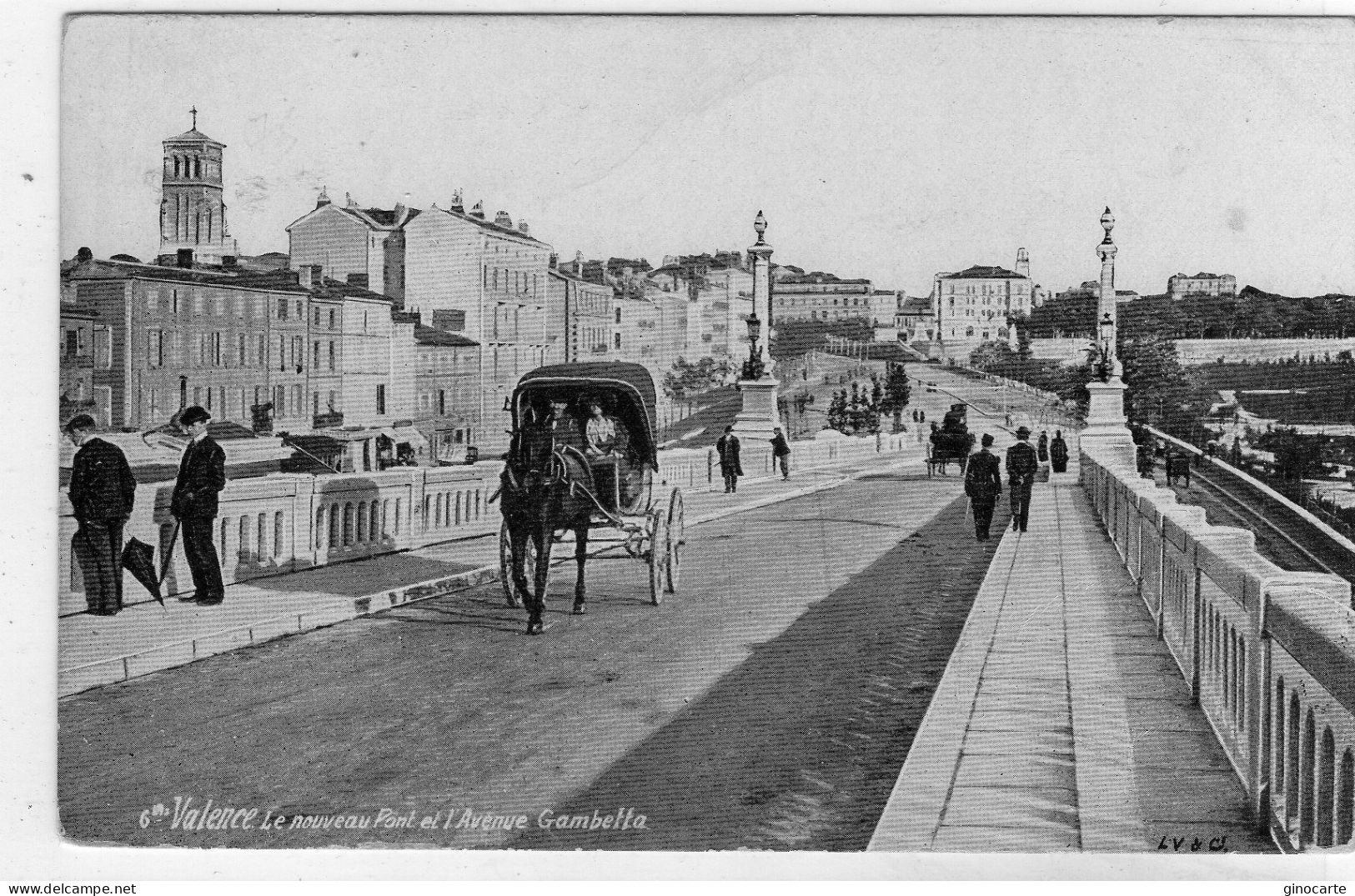 Valence Le Nouveau Pont Et Avenue Gambetta - Valence