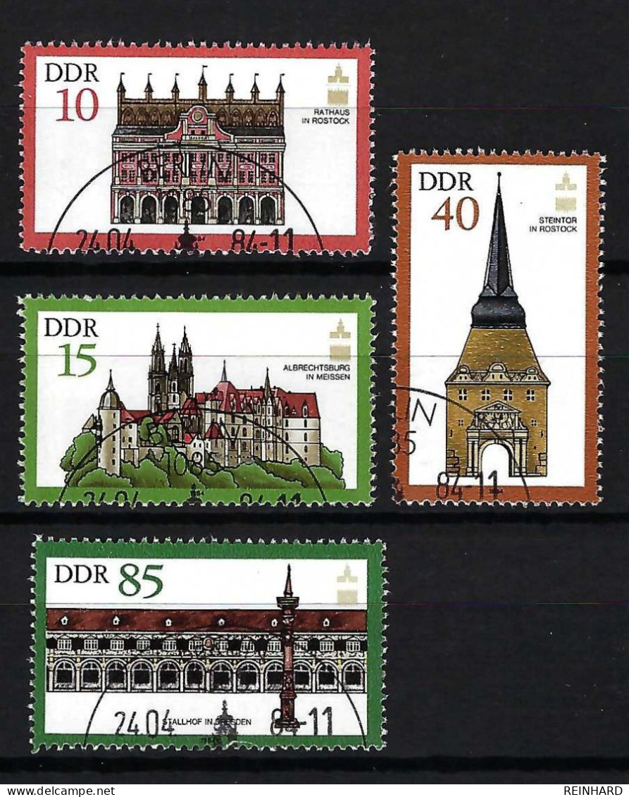 DDR Komplettsatz Mi-Nr. 2869 - 2872 Generalversammlung ICOMOS Gestempelt - Siehe Bild - Used Stamps