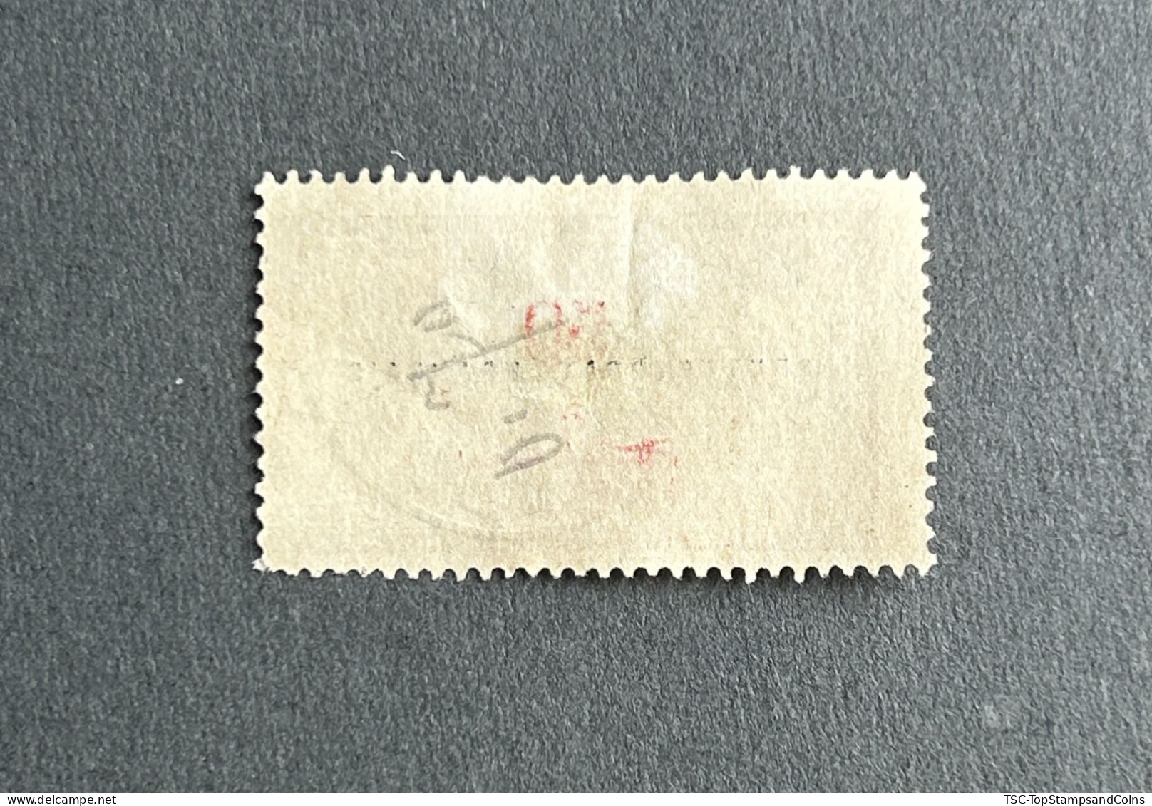 FRMA0050U1 - Type Merson Surcharged With Overprint "Protectorat Français" - 50 C Used Stamp - Morocco - 1914 - Gebraucht