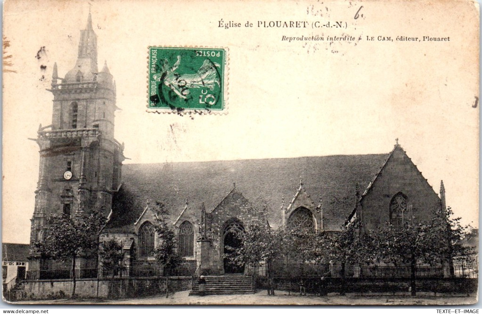 22 PLOUARET - Vue Latteral De L'eglise  - Plouaret