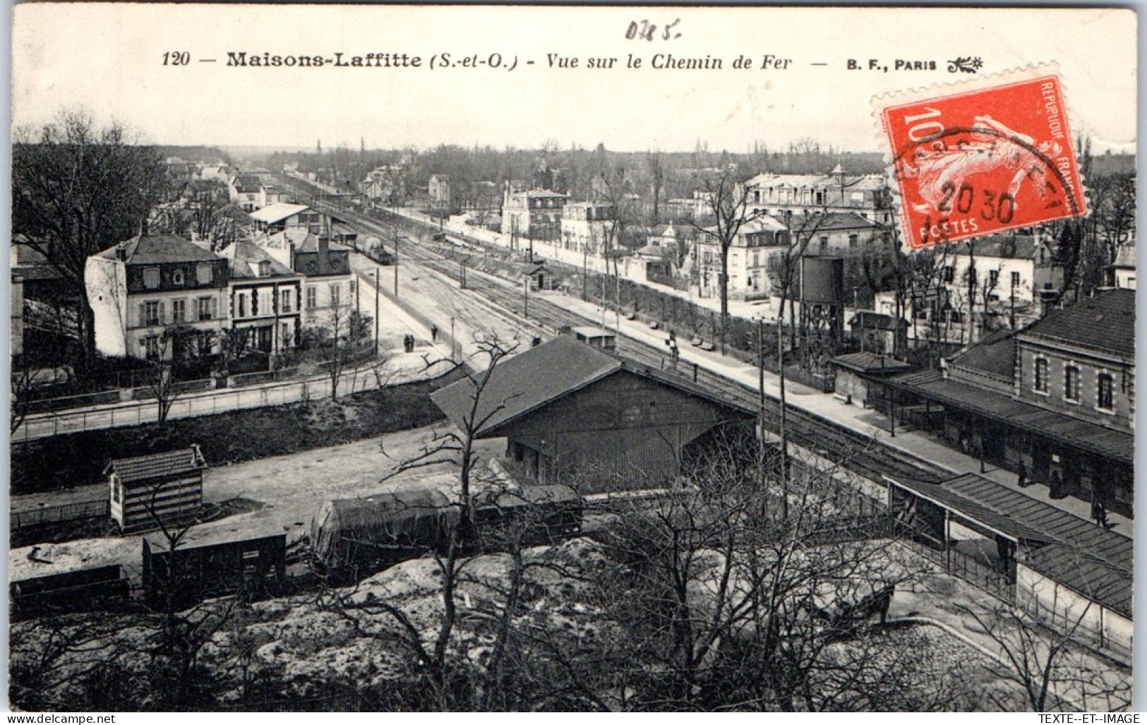 78 MAISONS LAFFITTE - Vue Sur Le Chemin De Fer  - Maisons-Laffitte