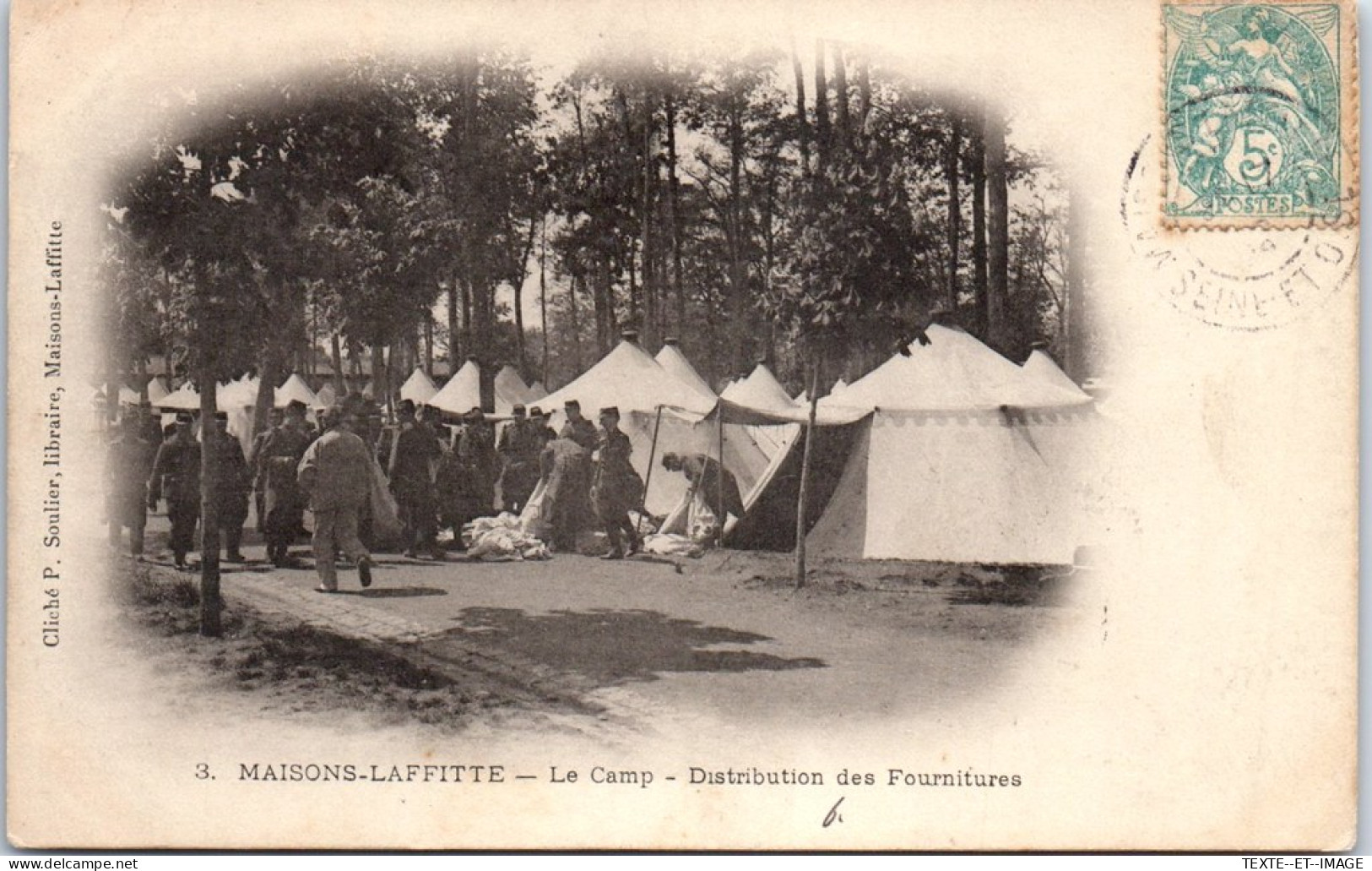 78 MAISONS LAFFITTE - LE CAMP - Distribution Des Fournitures - Maisons-Laffitte