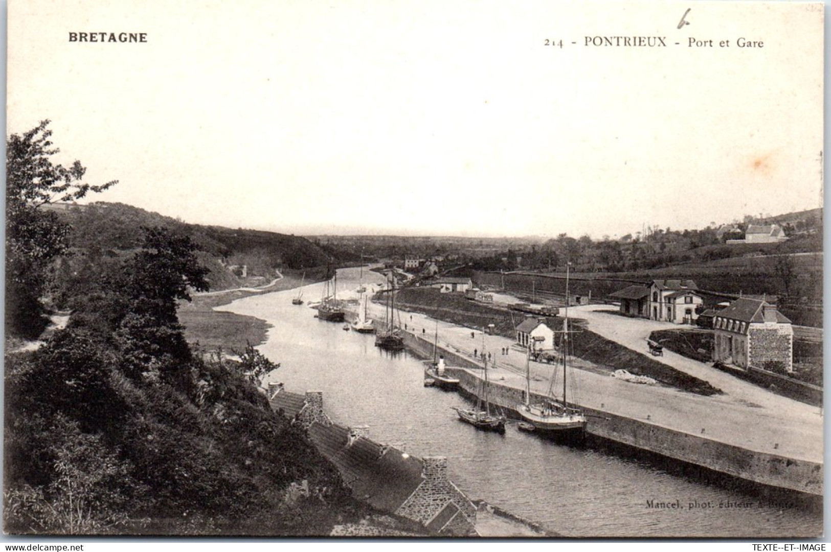 22 PONTRIEUX - Port & Gare. - Pontrieux