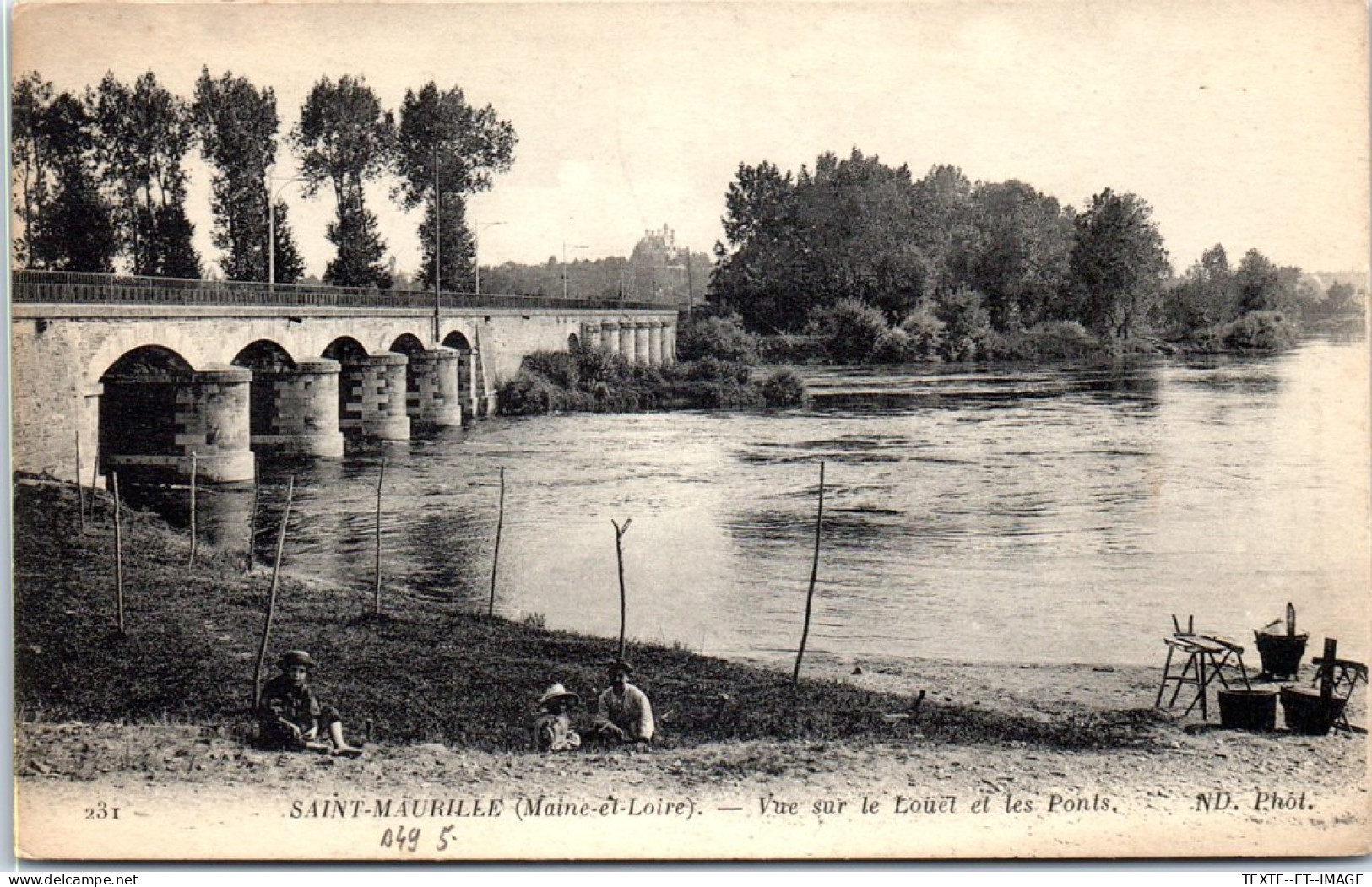 49 SAINT MAURILLE - Vue Sur Le Louet Et Les Ponts  - Altri & Non Classificati