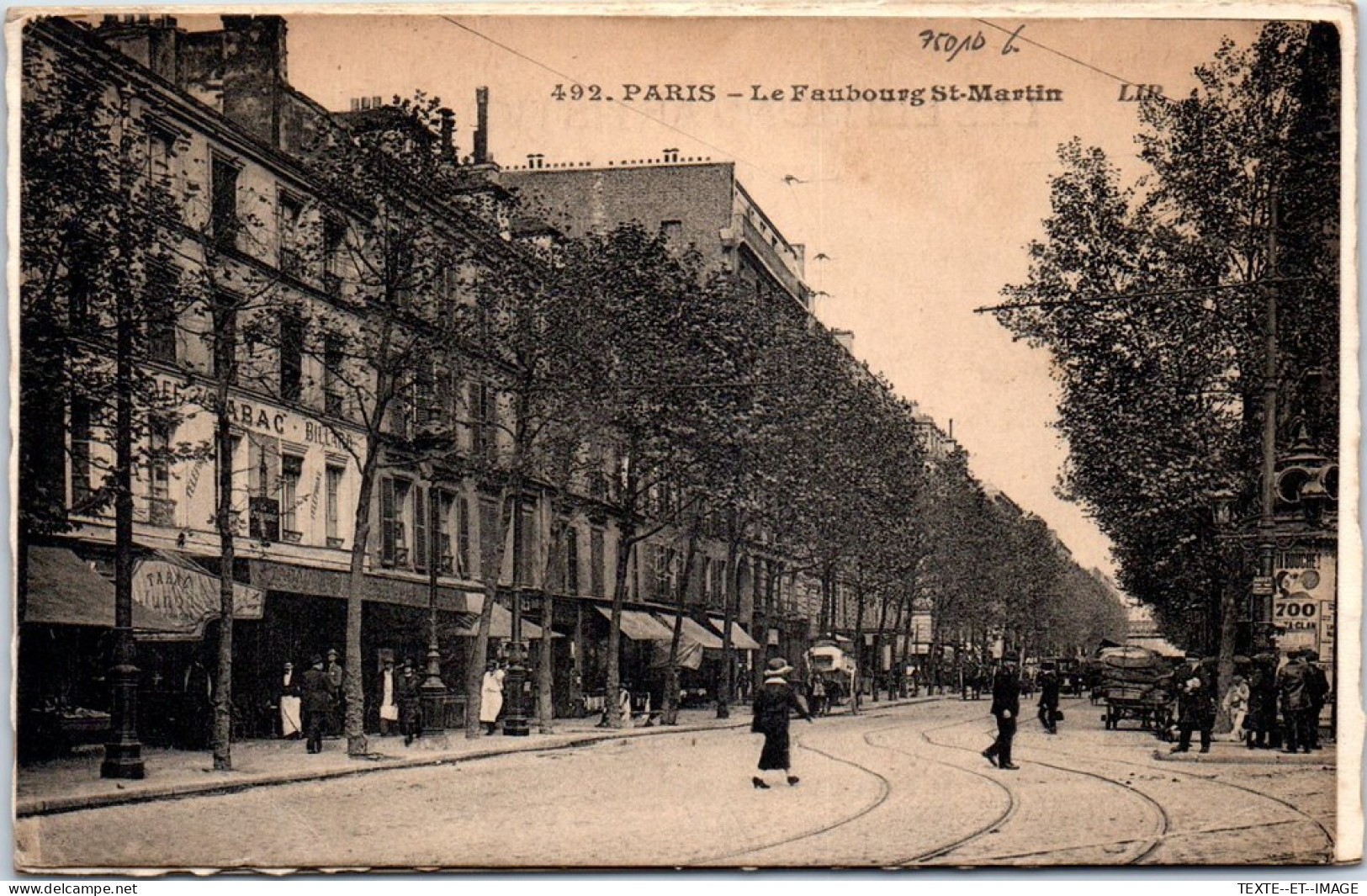 75010 PARIS - Le Faubourg Saint Martin, Vue Partielle  - District 10