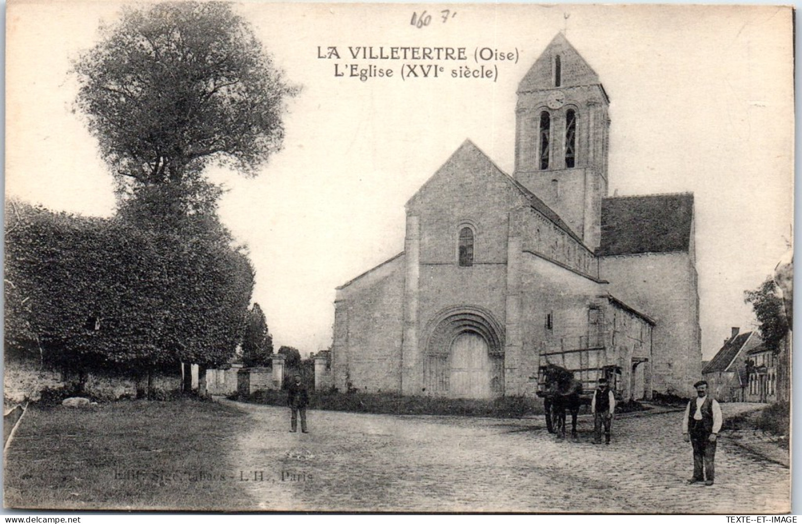 60 LA VILLETERTRE - Vue De L'eglise  - Andere & Zonder Classificatie