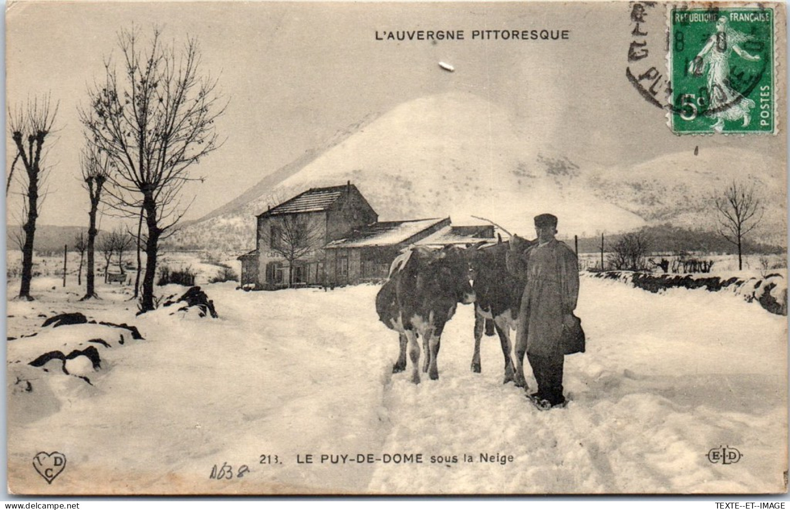 63 Le Puy De Dome Sous La Neige. - Other & Unclassified