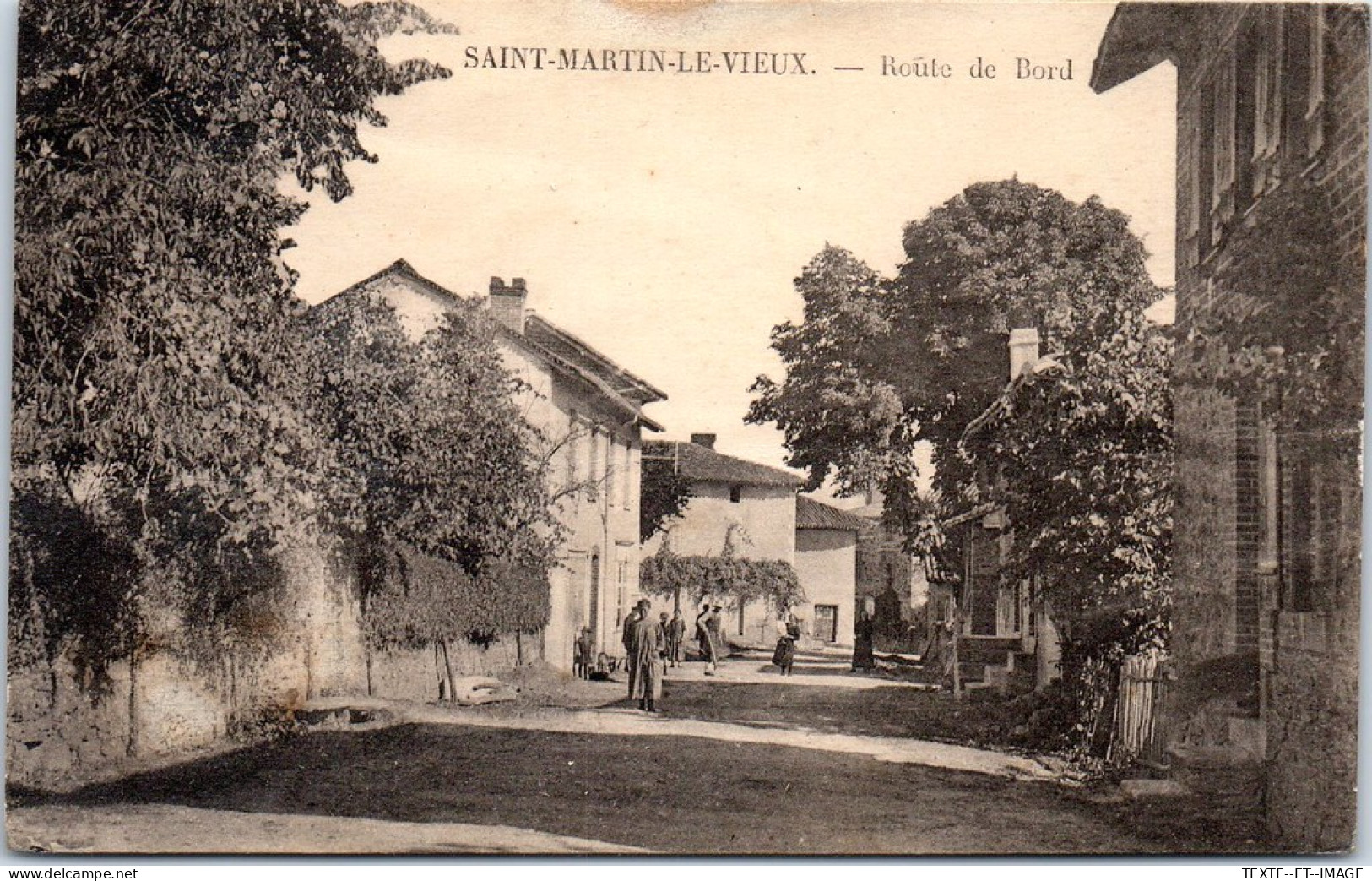 87 SAINT MARTIN LE VIEUX - La Route De Bord  - Autres & Non Classés