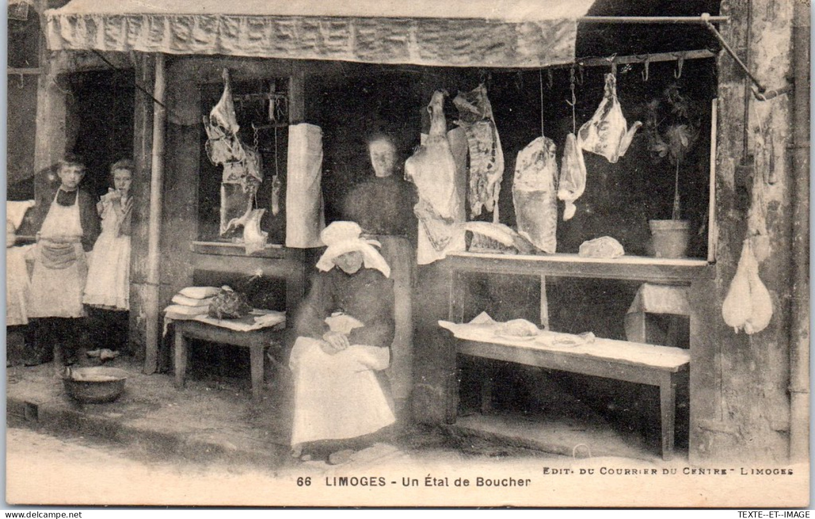 87 LIMOGES - Un Etal De Boucher. - Limoges