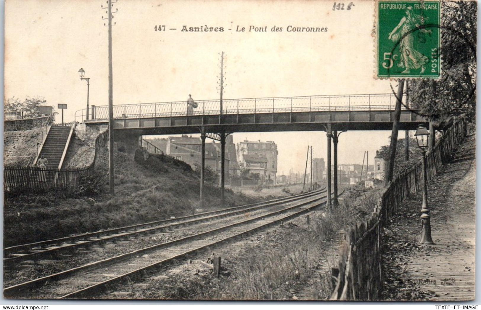 92 ASNIERES - Le Pont Des Couronnes. - Asnieres Sur Seine