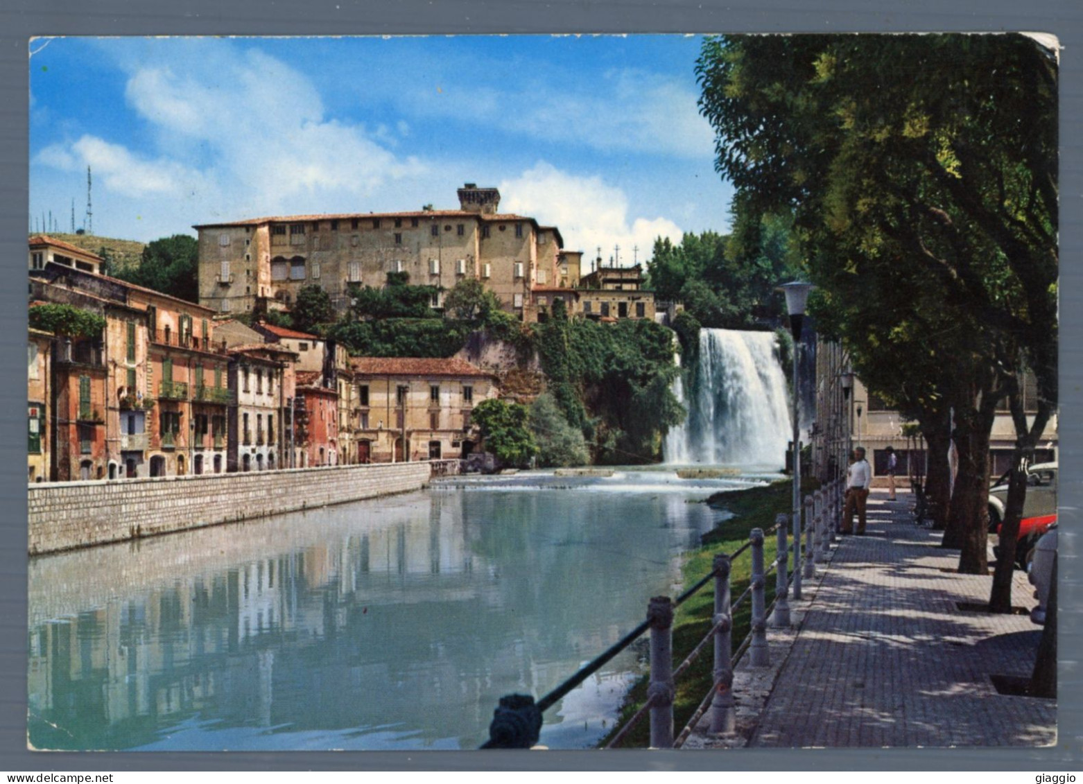 °°° Cartolina - Isola Del Liri Cascata Grande Viaggiata °°° - Frosinone