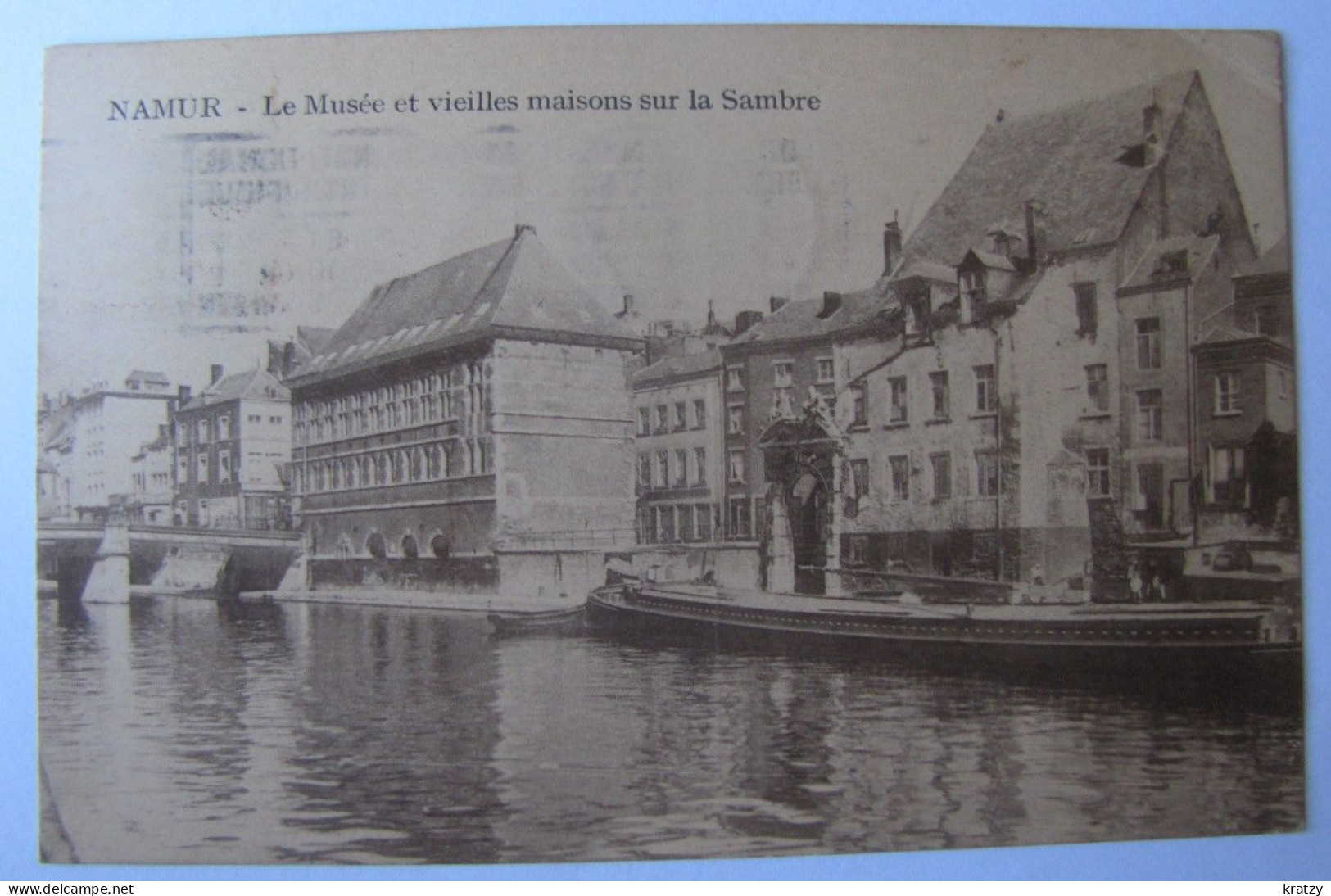 BELGIQUE - NAMUR - VILLE - Le Musée Et Vieilles Maison Sur La Sambre - 1930 - Namen