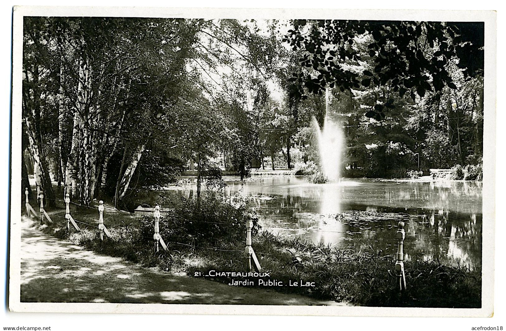 Châteauroux - Jardin Public - Le Lac - Chateauroux