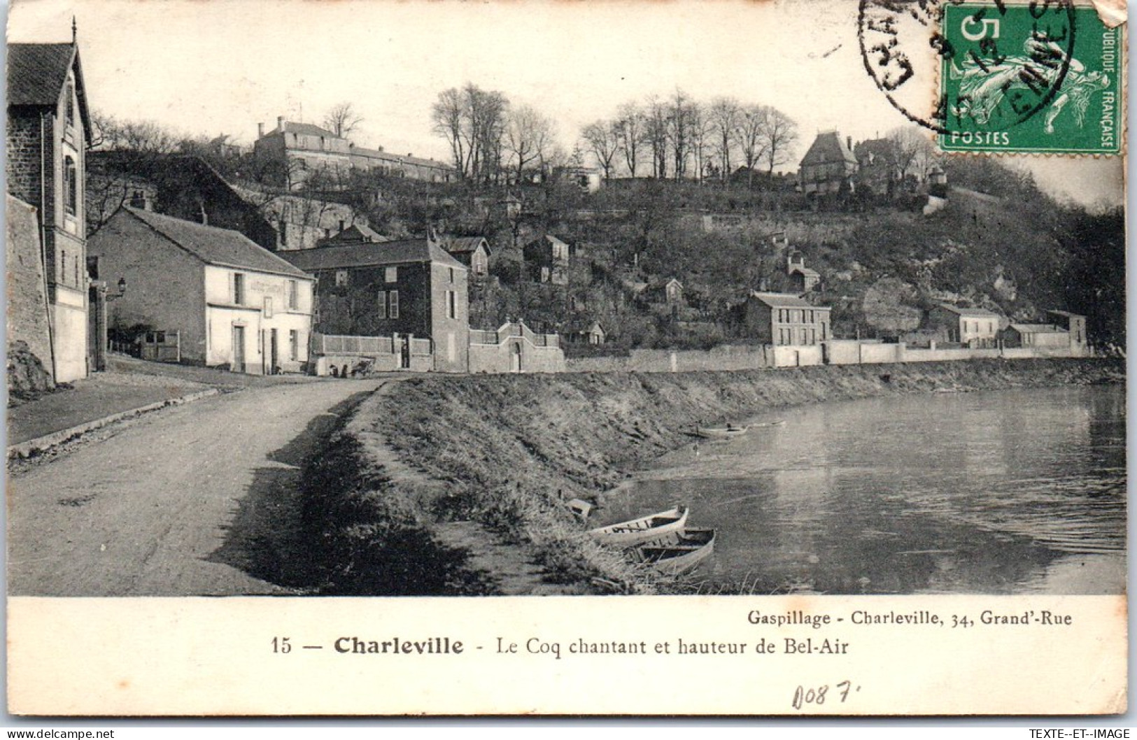 08 CHARLEVILLE - Le Coq Chantant Et Hauteur  De Bel Air. - Charleville