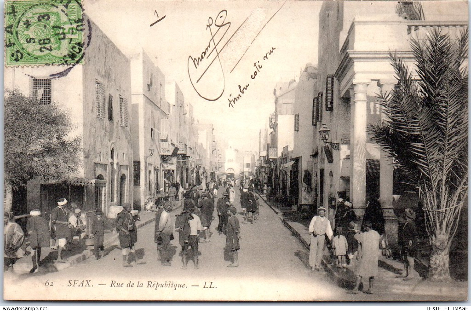 TUNISIE - SFAX - La Rue De La Republique   - Tunisie