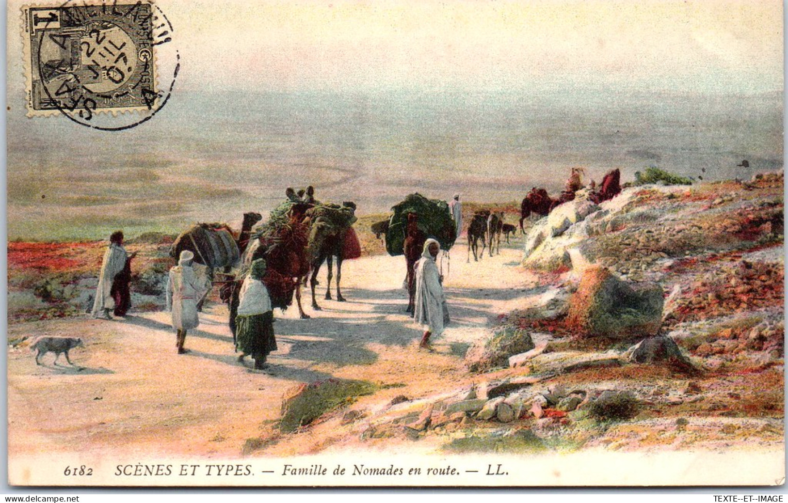 TUNISIE - Scenes Et Types - Famille De Nomades En Route. - Tunisia