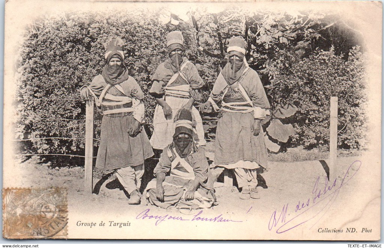 ALGERIE - Type De Targuis. - Scene & Tipi