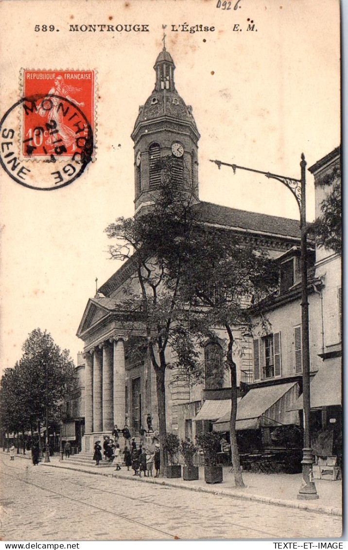 91 MONTROUGE - L'eglise -  - Other & Unclassified