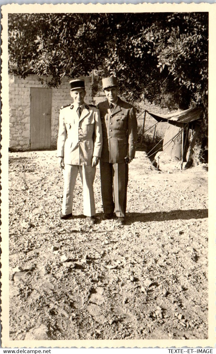 MILITARIA - ALGERIE - CARTE PHOTO - General Jacques ALLARD Et Un Capitaine  - Andere Oorlogen
