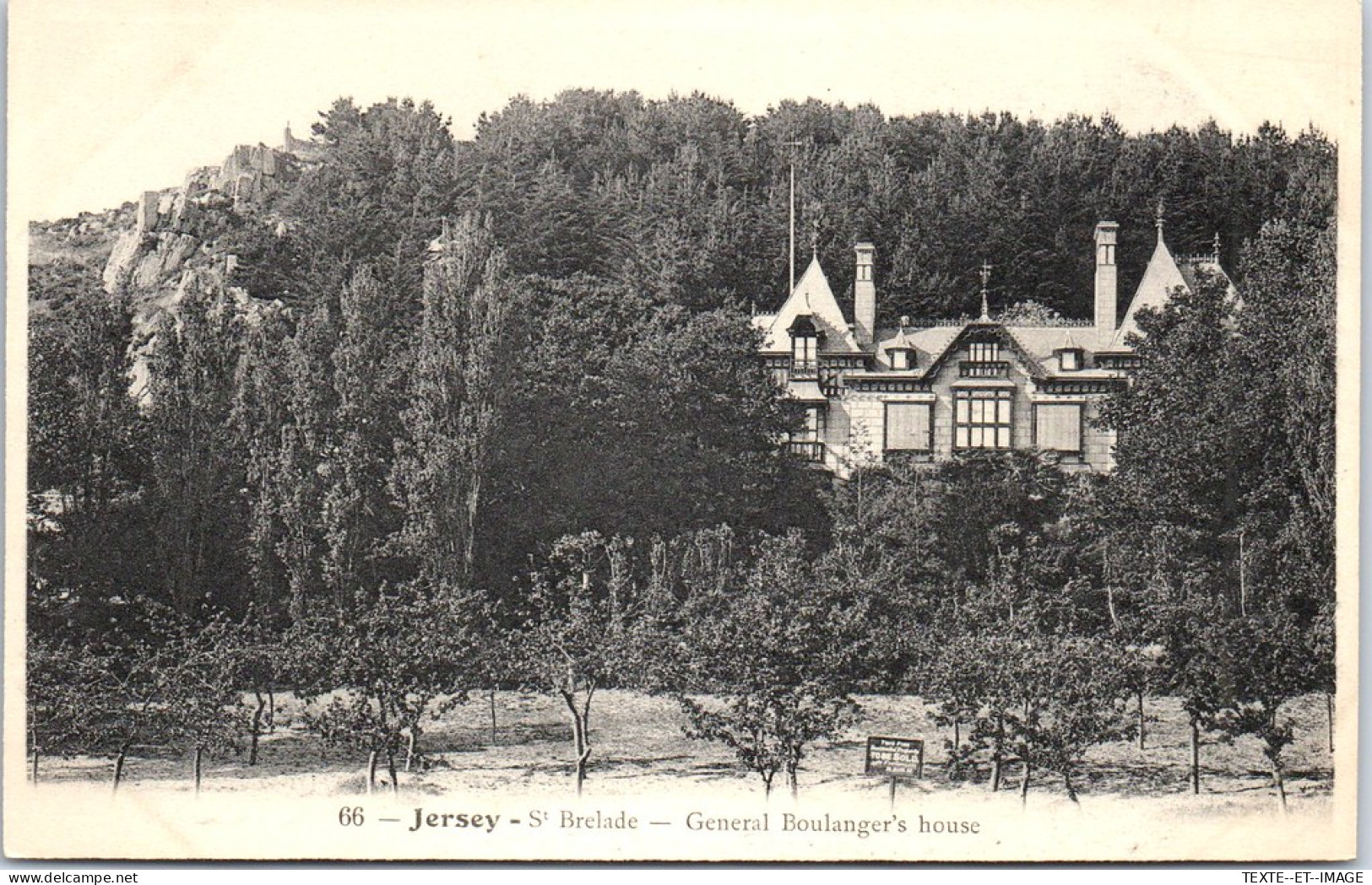 GRANDE BRETAGNE - JERSEY - St Brelade, General Boulanger's House  - Other & Unclassified