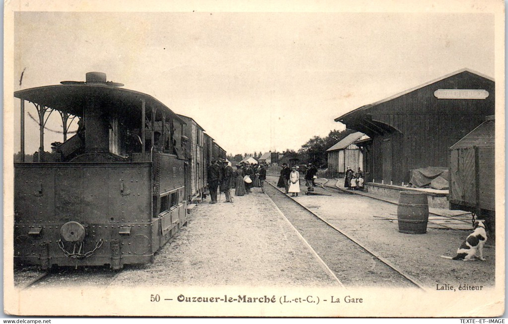 41 OUZOUER LE MARCHE - Arrivee D'un Train En Gae  - Other & Unclassified