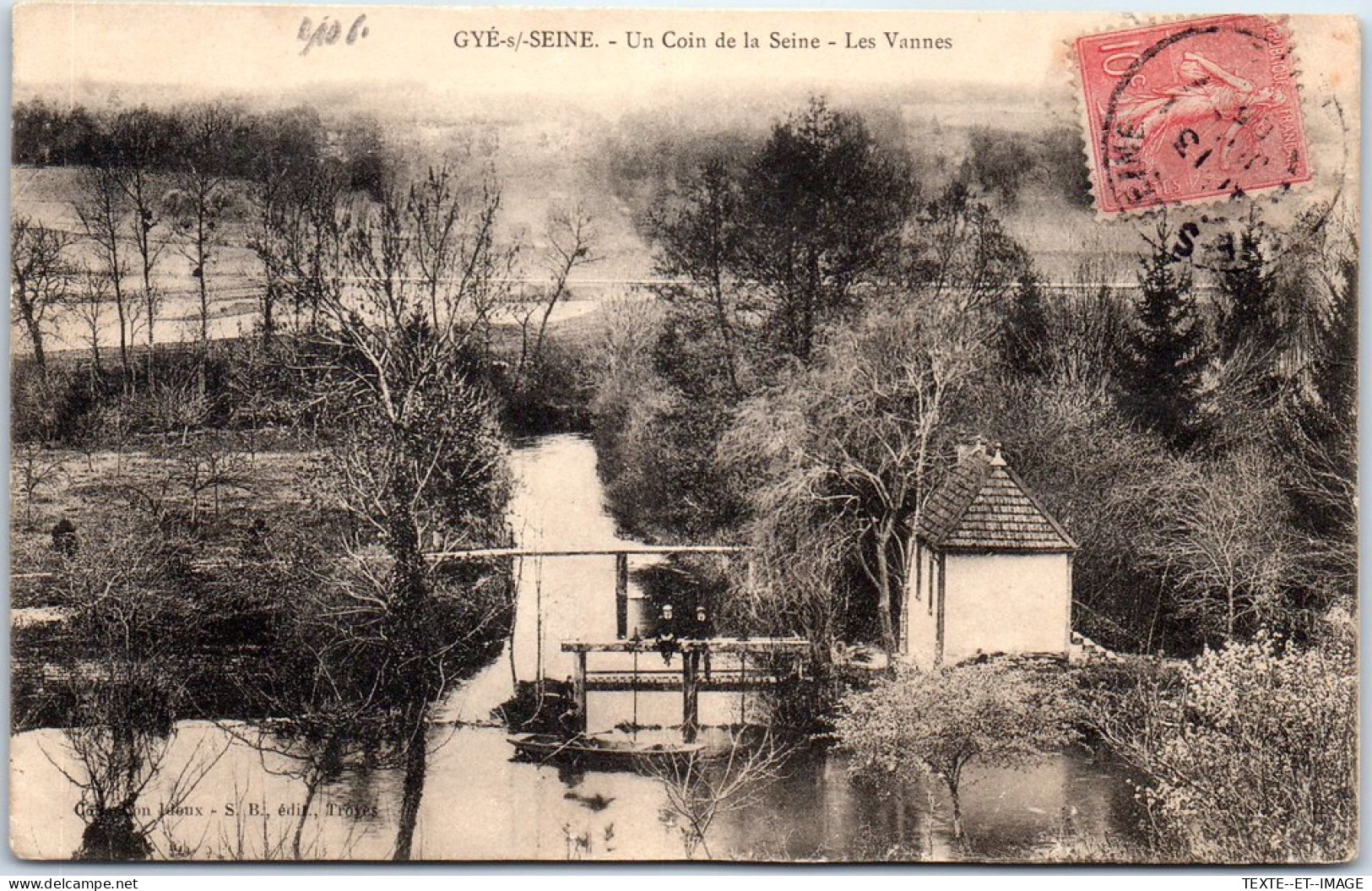 10 GYE SUR SEINE - Un Coin De La Seine, Les Vannes. - Sonstige & Ohne Zuordnung