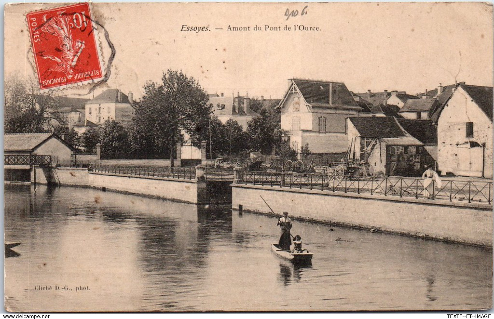 10 ESSOYES - Amont Du Pont De L'ource. - Sonstige & Ohne Zuordnung
