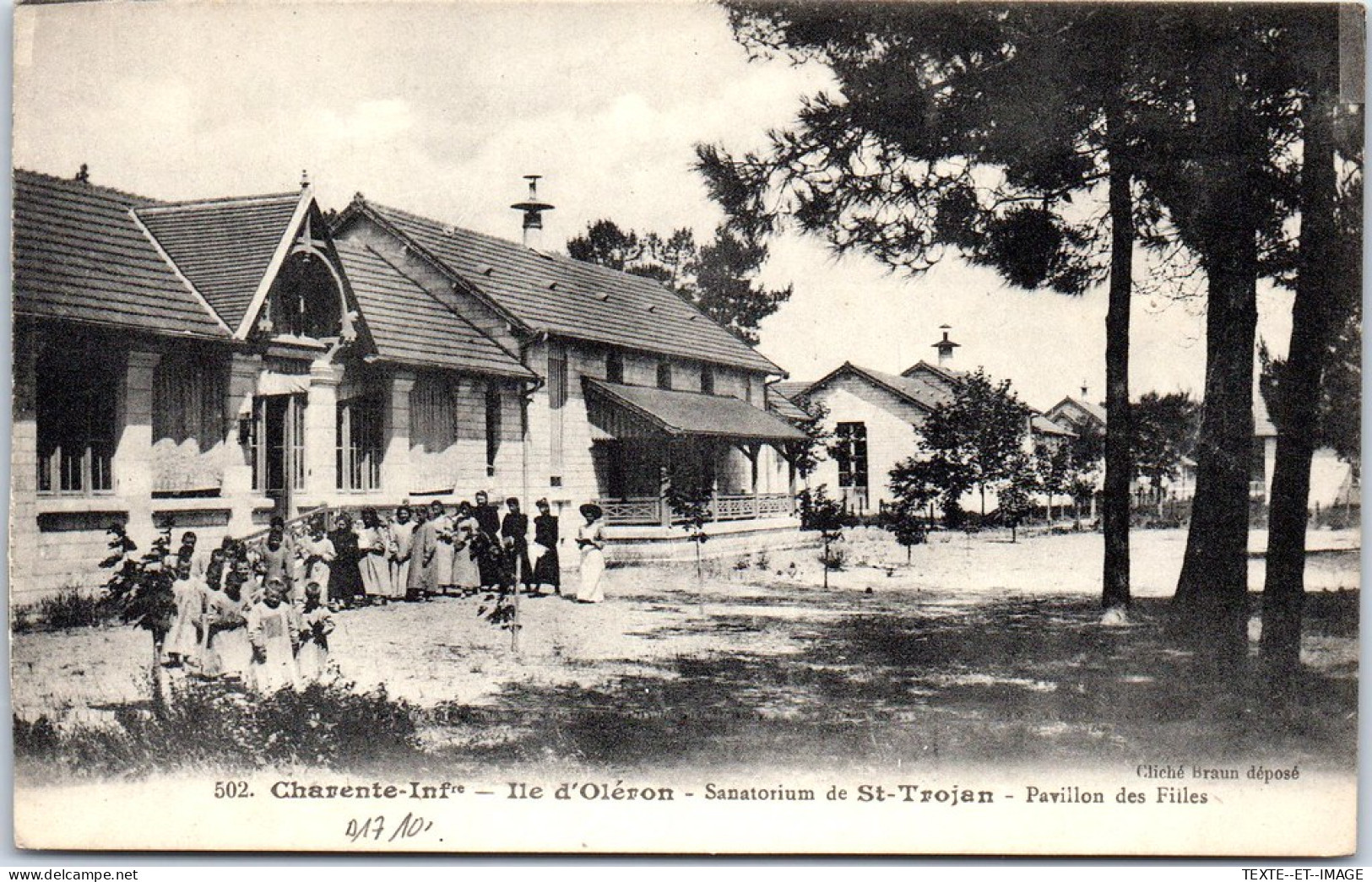 17 ILE D'OLERON - SAINT TROJAN - Sanatorium, Le Pavillon Des Filles. - Ile D'Oléron