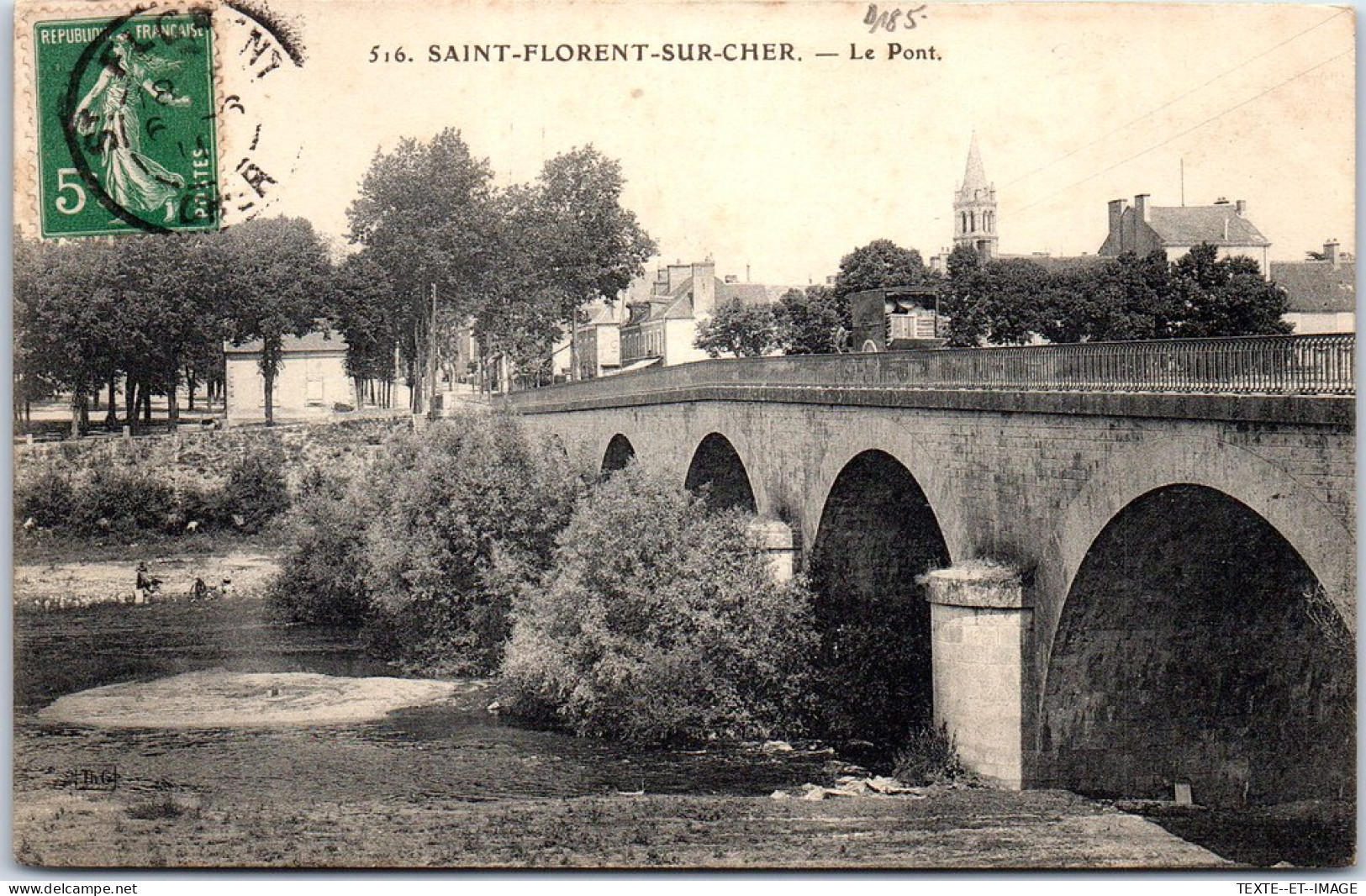 18 SAINT FLORENT SUR CHER - Vue Sur Le Pont. - Saint-Florent-sur-Cher