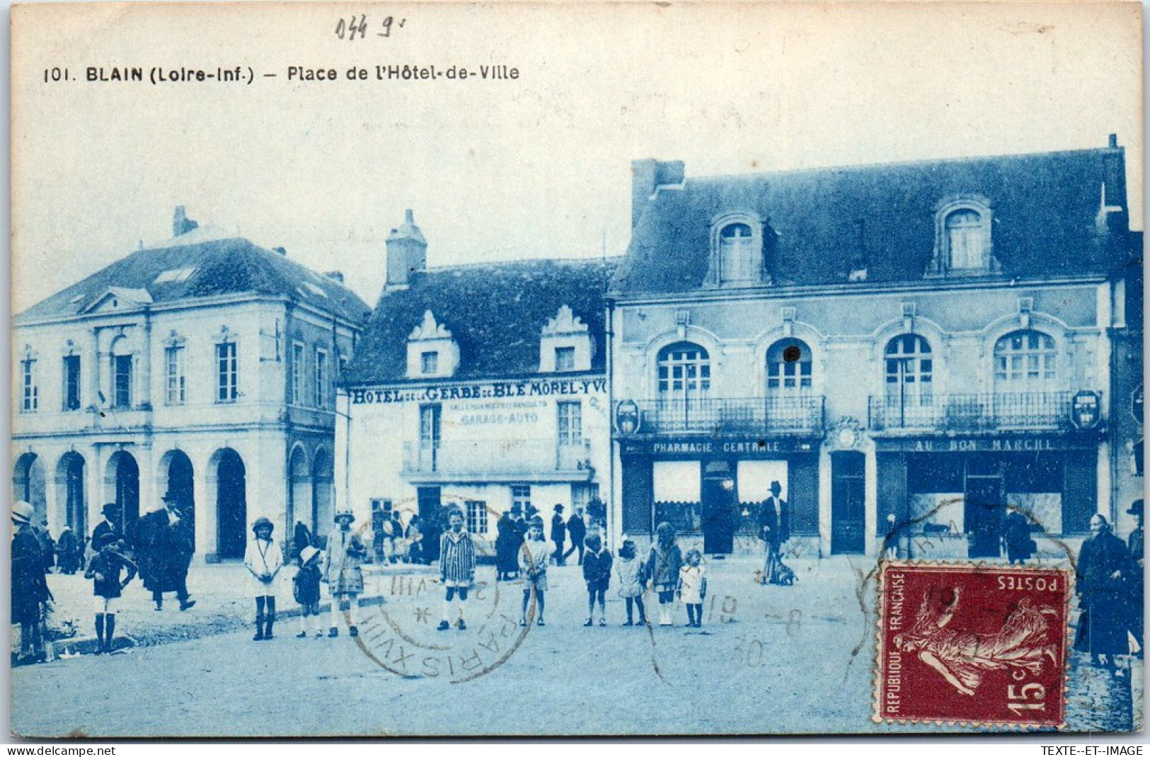 44 BLAIN - La Place De L'hotel De Ville. - Other & Unclassified