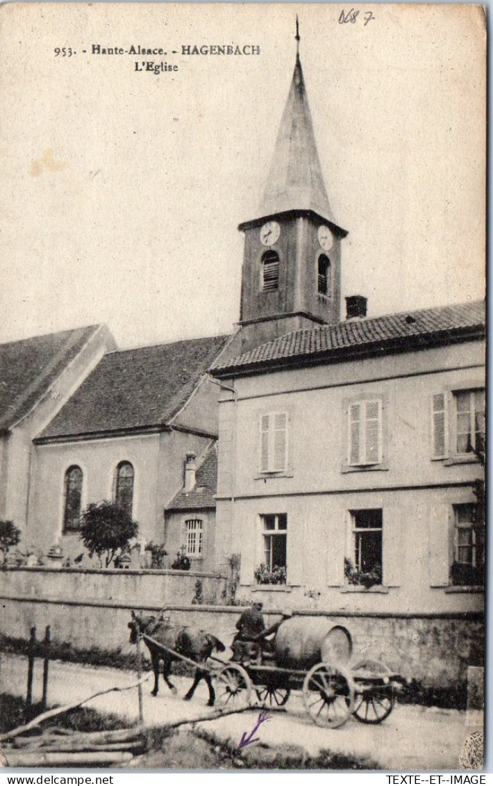 68 HAGENBACH - L'eglise. - Other & Unclassified