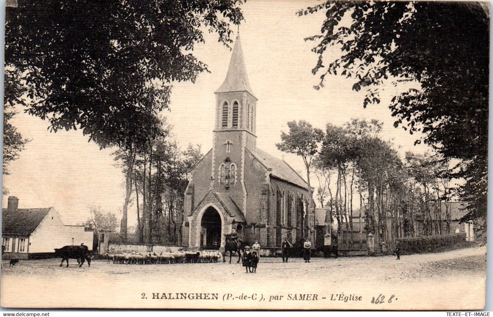 62 HALINGHEN - L'eglise. - Andere & Zonder Classificatie