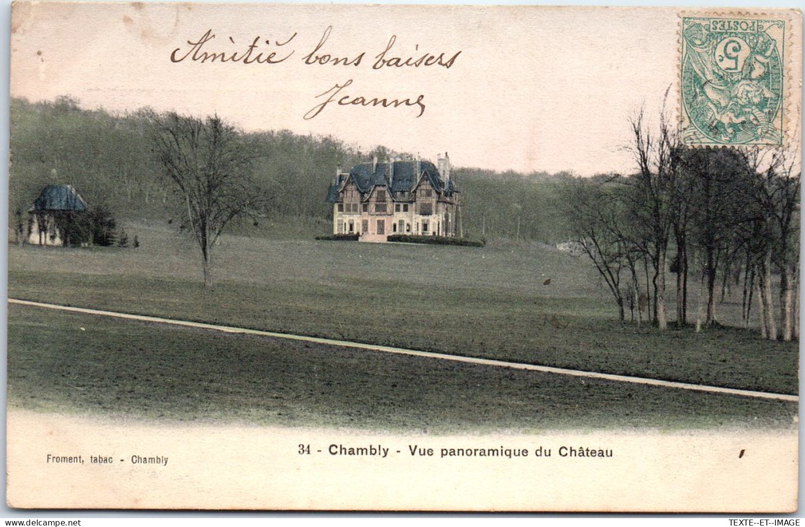 60 CHAMBLY - Vue Panoramique Du CHATEAU - Sonstige & Ohne Zuordnung