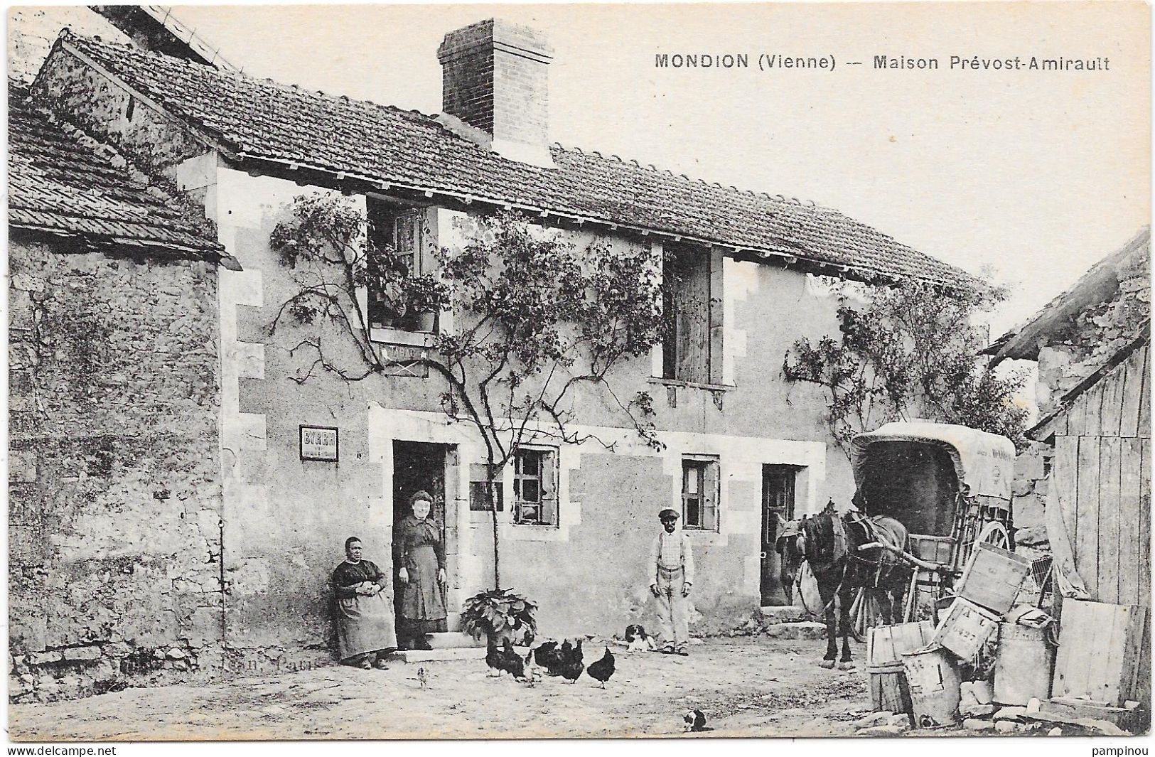 86 - MONDION - Maison Prévost Amirault - Animée - Autres & Non Classés