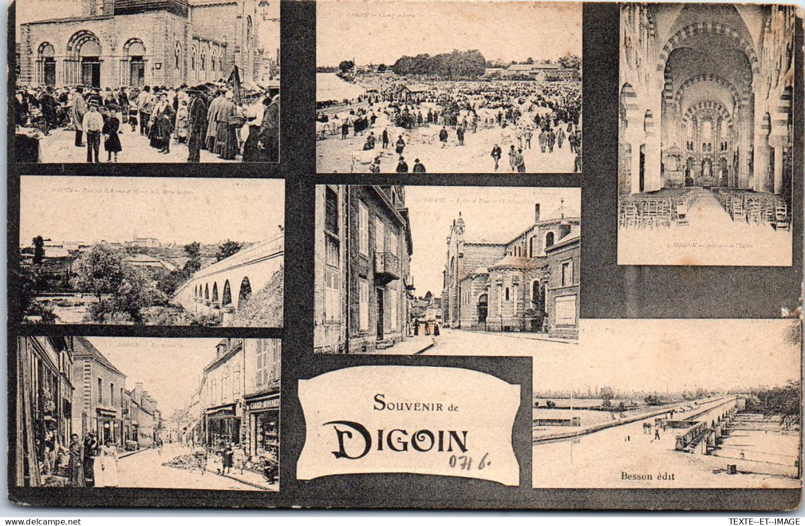 71 DIGOIN - Un Souvenir (diverses Vues) - Digoin