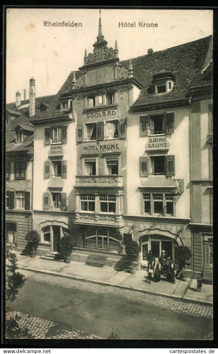 AK Rheinfelden, Hôtel Krone  - Rheinfelden
