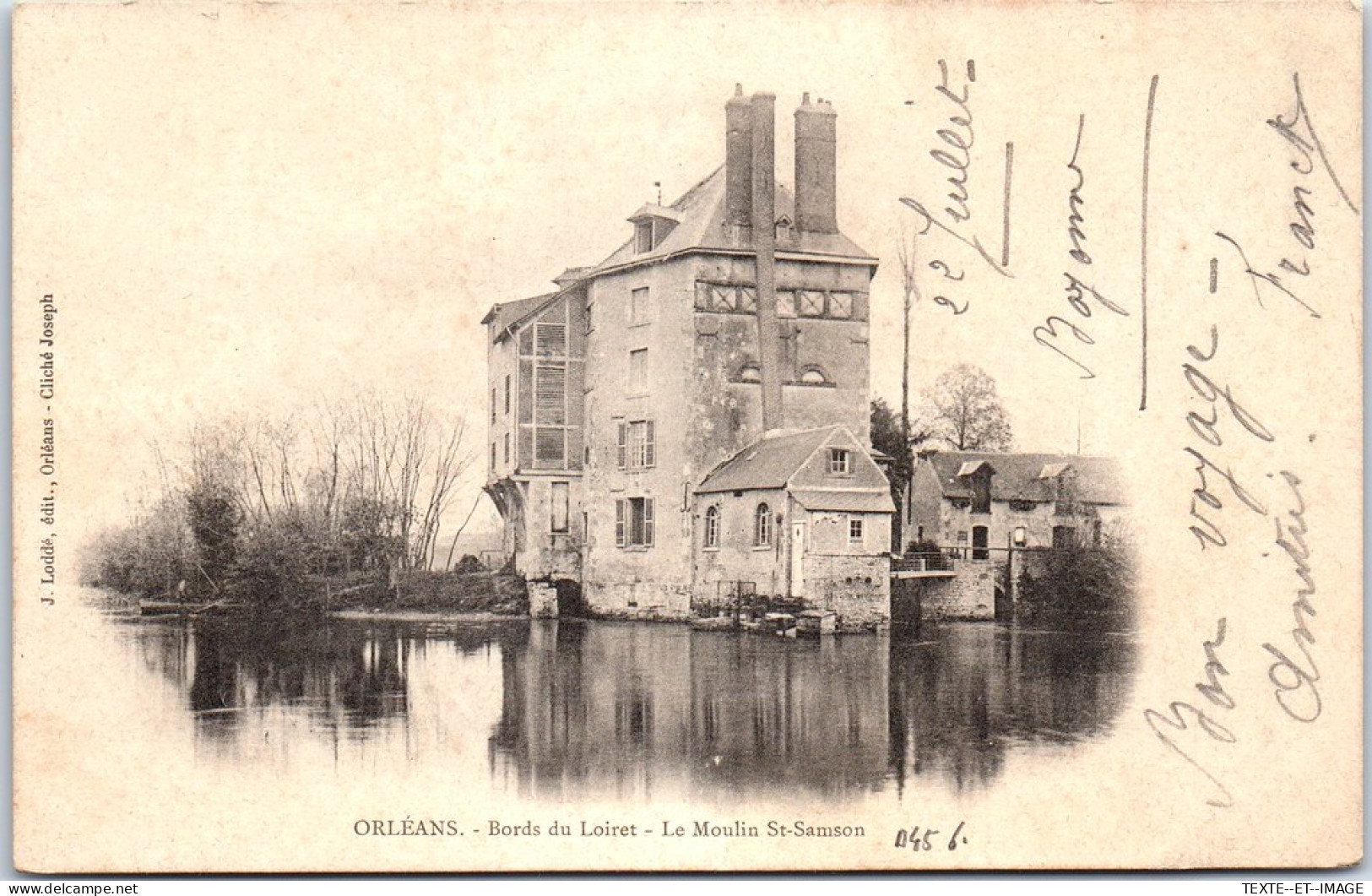 45 ORLEANS - Bords Du Loiret - Le Moulin Saint Samson. - Orleans
