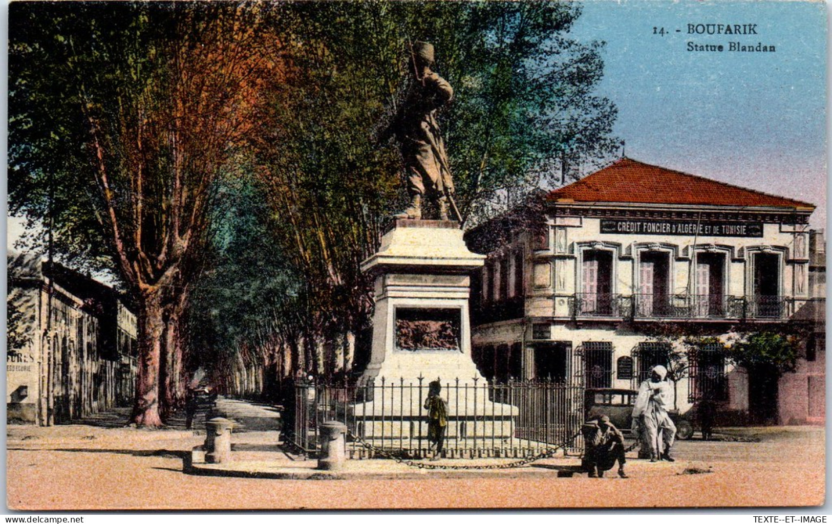 ALGERIE - BOUFARIK - La Statue Blandau  - Altri & Non Classificati
