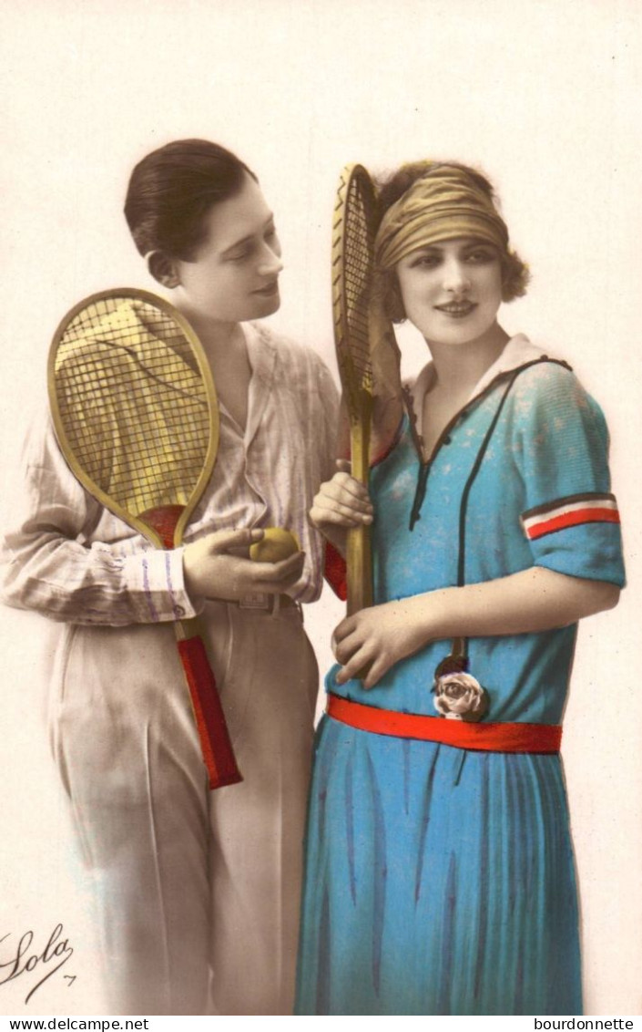 Cpa Fantaisie COUPLE (8)  Tennis - Coppie