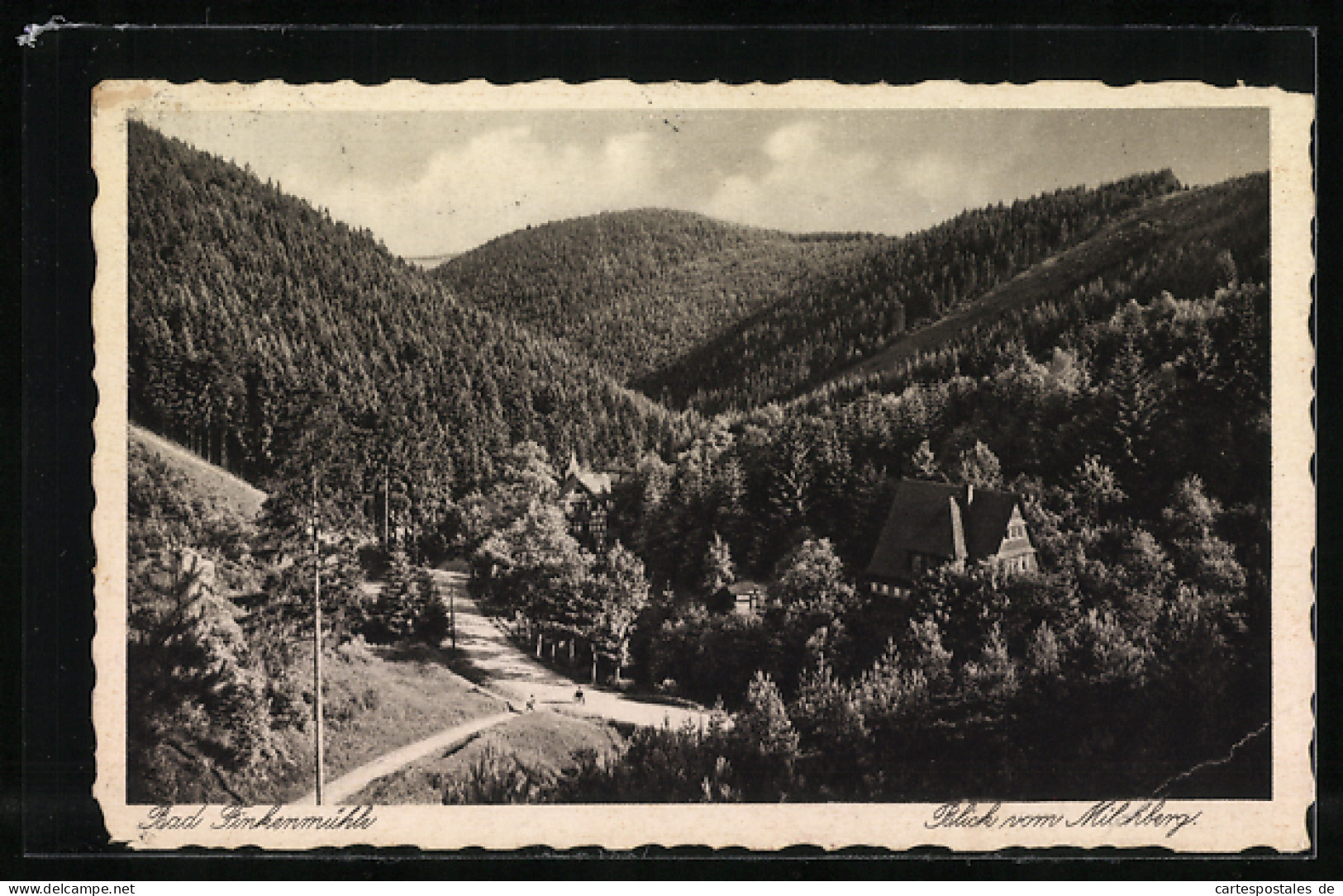 AK Landpoststempel Bad Finkenmühle /Königsee (Thüring.) Land  - Autres & Non Classés