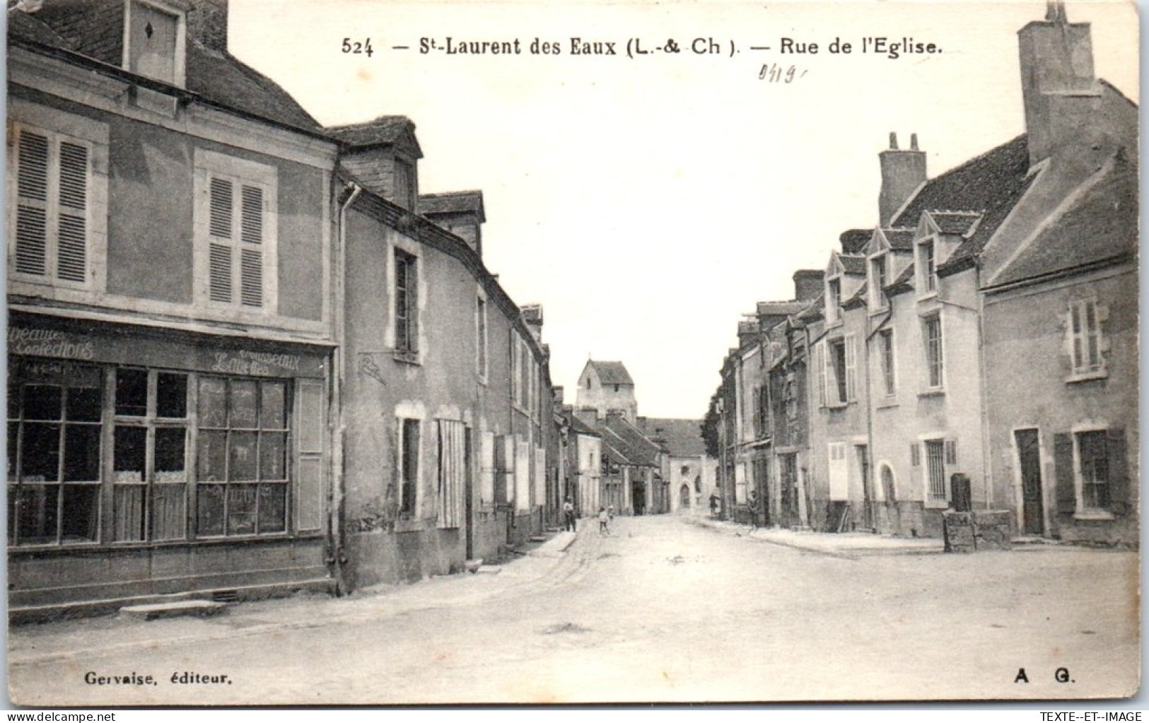 41 SAINT LAURENT DES EAUX -- Rue De L'eglise  - Other & Unclassified